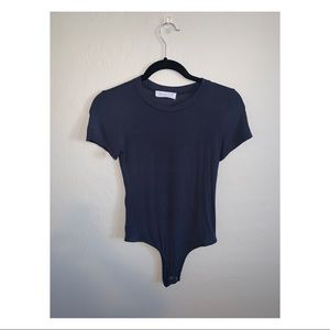 Double Zero Crew Neck Short Sleeve Body Suit